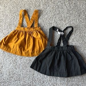 Hum Stitchery Toddler Overall Skirt Dress